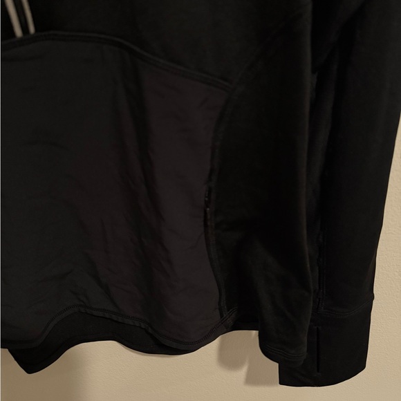 Athleta Black Zip Up with Mesh Neck Long Sleeve Jacket Shirt Size Large - Picture 2 of 8